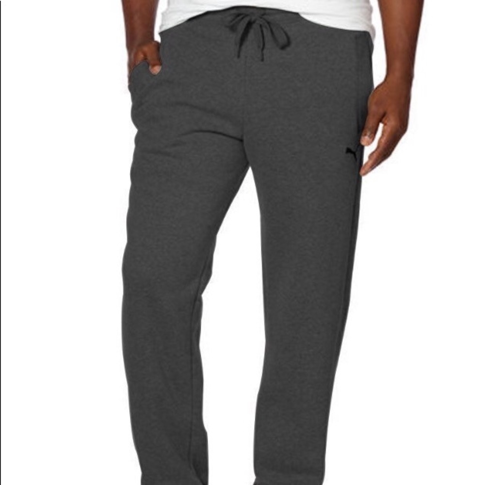 Small men’s puma grey tracksuit pants
